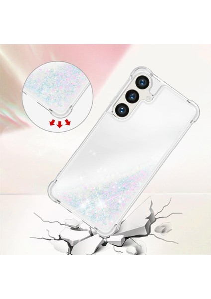 Samsung Galaxy S24 Quicksand Sıvı Temizle Akan Tpu Sevimli İçin Telefon Kılıfı (Yurt Dışından) fırsatları