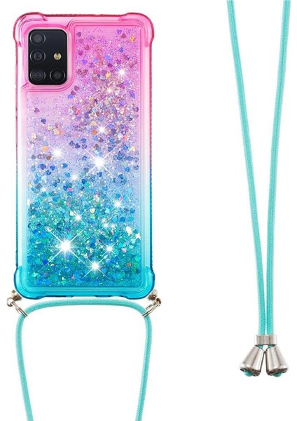 Ayrılıkçı Emniyet Klipsi ile Samsung Galaxy A51 4g İçin Quicksand Telefon Kılıfı (Yurt Dışından)