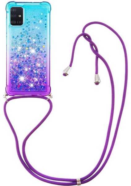 Ayrılıkçı Emniyet Klipsi ile Samsung Galaxy A71 4g İçin Quicksand Telefon Kılıfı (Yurt Dışından)