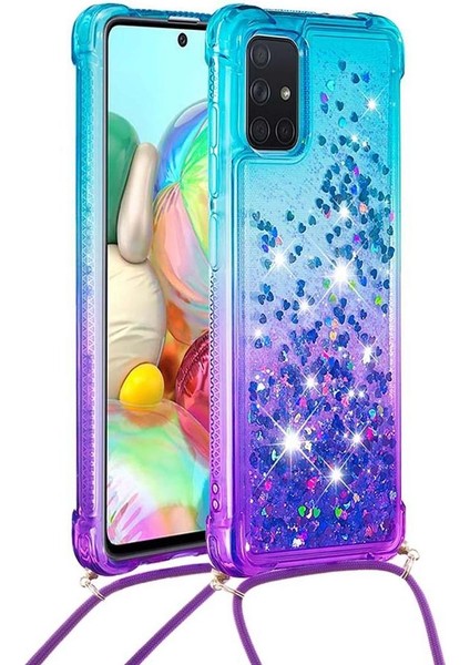 Ayrılıkçı Emniyet Klipsi ile Samsung Galaxy A71 4g İçin Quicksand Telefon Kılıfı (Yurt Dışından) modelleri