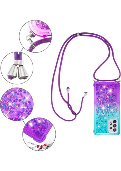 Samsung Galaxy A73 5g Ayarlanabilir Boyun Kordon İçin Quicksand Telefon Kılıfı (Yurt Dışından) indirimleri