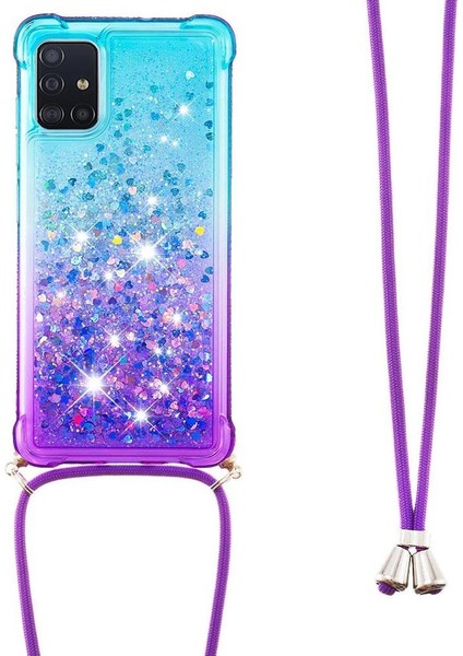 Ayrılıkçı Emniyet Klipsi ile Samsung Galaxy A51 4g İçin Quicksand Telefon Kılıfı (Yurt Dışından)