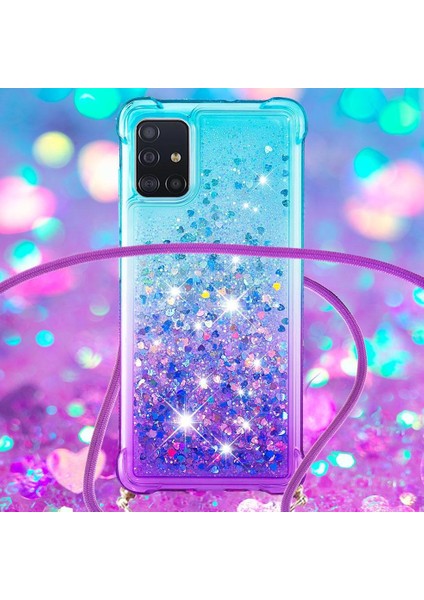 Ayrılıkçı Emniyet Klipsi ile Samsung Galaxy A51 4g İçin Quicksand Telefon Kılıfı (Yurt Dışından) indirimleri