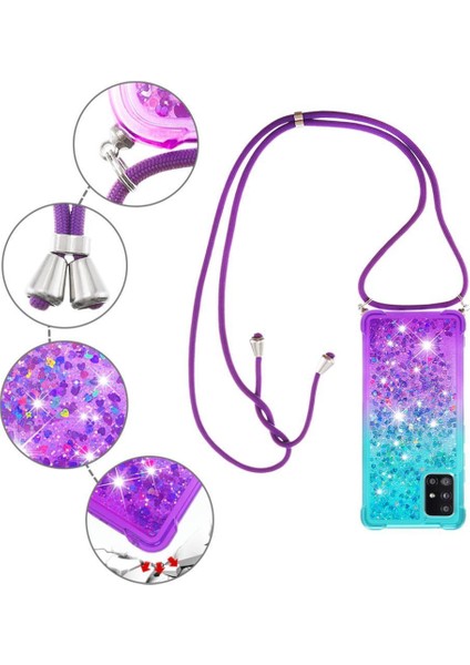 Samsung Galaxy A71 5g Degrade Renk Telefon Kılıfı İçin Quicksand Telefon Kılıfı (Yurt Dışından) fiyatları