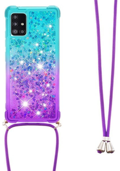 Samsung Galaxy A71 5g Degrade Renk Telefon Kılıfı İçin Quicksand Telefon Kılıfı (Yurt Dışından) modelleri