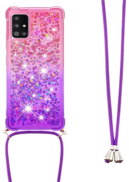 Samsung Galaxy A71 5g Degrade Renk Telefon Kılıfı İçin Quicksand Telefon Kılıfı (Yurt Dışından)