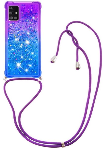 Samsung Galaxy A71 5g Degrade Renk Telefon Kılıfı İçin Quicksand Telefon Kılıfı (Yurt Dışından)