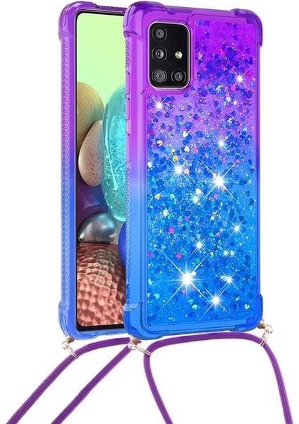 Samsung Galaxy A71 5g Degrade Renk Telefon Kılıfı İçin Quicksand Telefon Kılıfı (Yurt Dışından) fırsatları