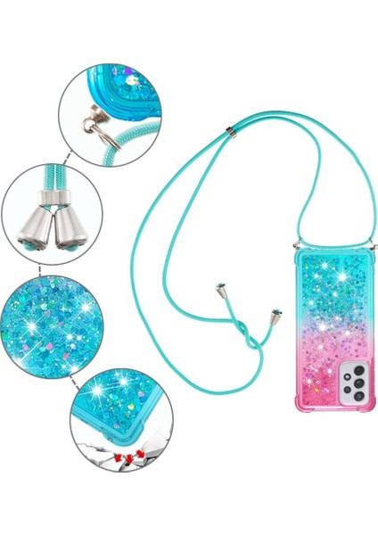 Samsung Galaxy A73 5g Ayarlanabilir Boyun Kordon İçin Quicksand Telefon Kılıfı (Yurt Dışından) modelleri