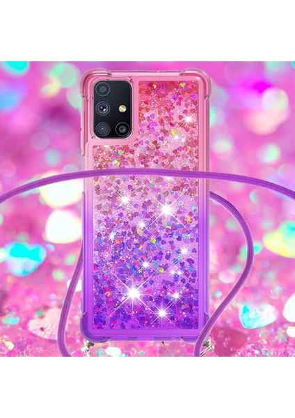 ile Samsung Galaxy M51 Degrade Renk Telefon Kılıfı İçin Quicksand Telefon Kılıfı (Yurt Dışından) indirimleri