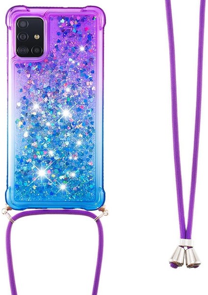 Ayrılıkçı Emniyet Klipsi ile Samsung Galaxy A51 4g İçin Quicksand Telefon Kılıfı (Yurt Dışından)