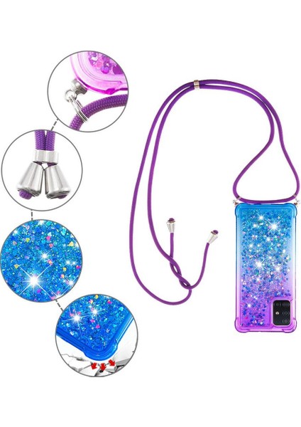 Ayrılıkçı Emniyet Klipsi ile Samsung Galaxy A51 4g İçin Quicksand Telefon Kılıfı (Yurt Dışından) modelleri