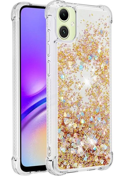 Samsung Galaxy A05 Quicksand Tpu Koruyucu Sıvı Temizle İçin Telefon Kılıfı (Yurt Dışından)
