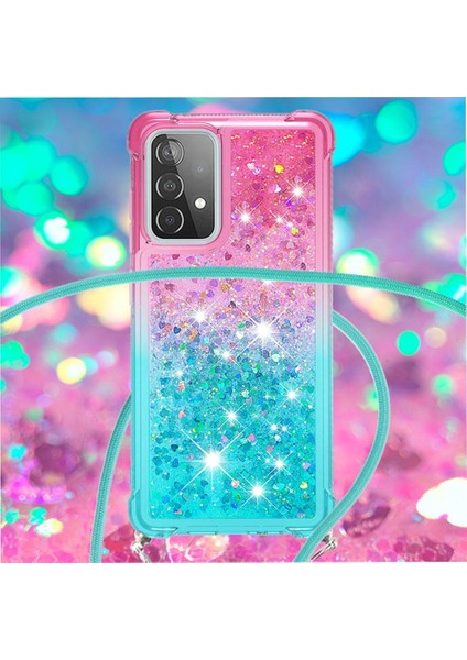 Samsung Galaxy A52S 5g Ayarlanabilir Boyun Kordon İçin Quicksand Telefon Kılıfı (Yurt Dışından)