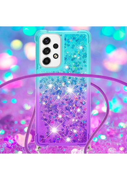 Ayrılıkçı Emniyet Klipsi ile Samsung Galaxy A53 5g İçin Quicksand Telefon Kılıfı (Yurt Dışından) modelleri