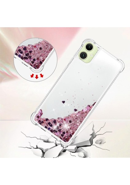 Samsung Galaxy A05 Quicksand Tpu Koruyucu Sıvı Temizle İçin Telefon Kılıfı (Yurt Dışından) modelleri