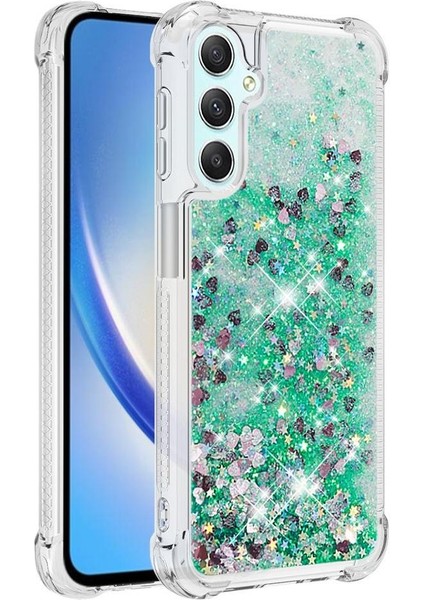 Samsung Galaxy A24 4g Quicksand Glitter Sparkle Sevimli Tpu İçin Telefon Kılıfı (Yurt Dışından)