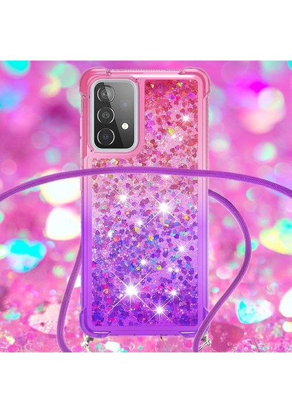 Samsung Galaxy A52S 5g Ayarlanabilir Boyun Kordon İçin Quicksand Telefon Kılıfı (Yurt Dışından) modelleri