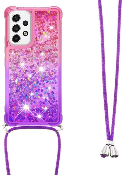 Ayrılıkçı Emniyet Klipsi ile Samsung Galaxy A53 5g İçin Quicksand Telefon Kılıfı (Yurt Dışından)