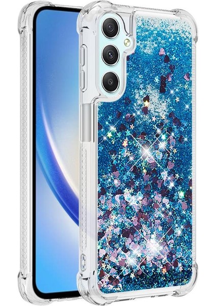 Samsung Galaxy A24 4g Quicksand Glitter Sparkle Sevimli Tpu İçin Telefon Kılıfı (Yurt Dışından)