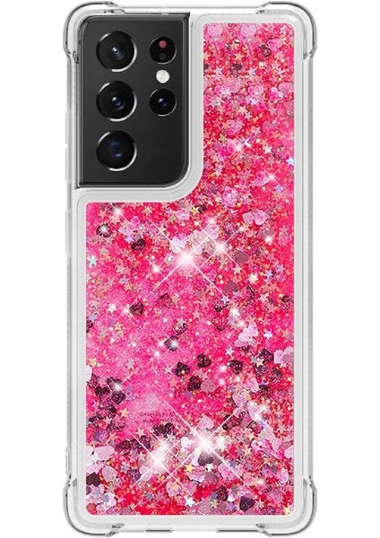 Samsung Galaxy S21 Ultra 5g Glitter Sparkle Sevimli Quicksand İçin Telefon Kılıfı (Yurt Dışından) modelleri