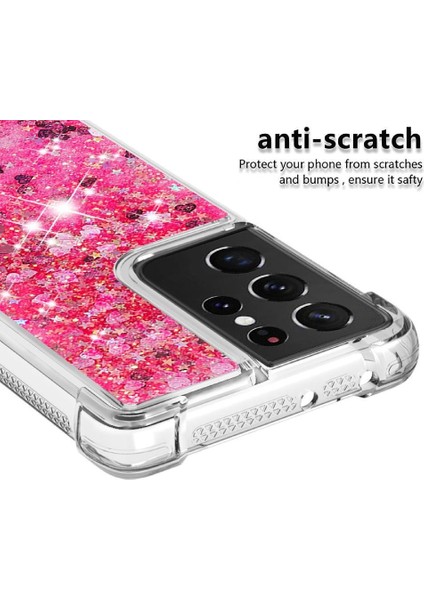 Samsung Galaxy S21 Ultra 5g Glitter Sparkle Sevimli Quicksand İçin Telefon Kılıfı (Yurt Dışından) fırsatları