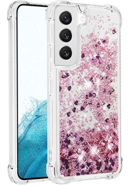 Samsung Galaxy S22 Tpu Koruyucu Quicksand Sıvı Temizle İçin Telefon Kılıfı (Yurt Dışından)