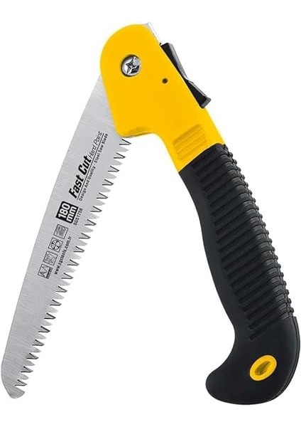 Katlanır Budama Testeresi 180 Mm, Yüksek Karbonlu Çelikten Imal Edilmiş, Taşlanmış Krom Kaplı Yüzey fırsatları