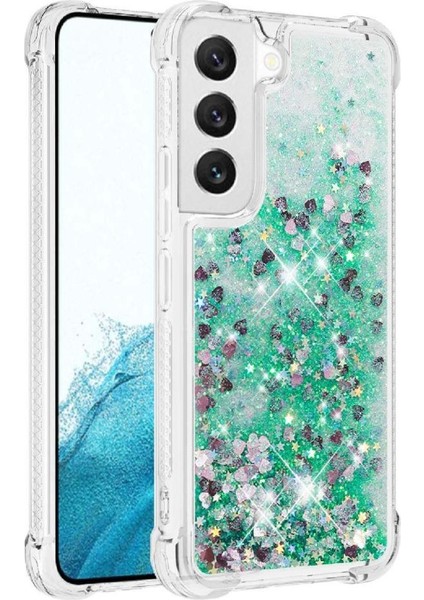 Samsung Galaxy S22 Tpu Koruyucu Quicksand Sıvı Temizle İçin Telefon Kılıfı (Yurt Dışından)