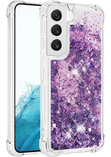Samsung Galaxy S22 Tpu Koruyucu Quicksand Sıvı Temizle İçin Telefon Kılıfı (Yurt Dışından)