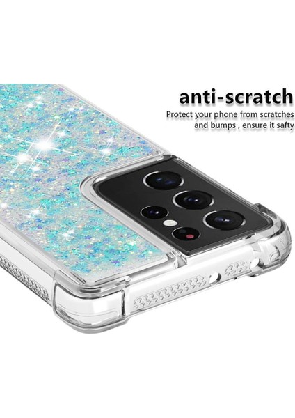 Samsung Galaxy S21 Ultra 5g Glitter Sparkle Sevimli Quicksand İçin Telefon Kılıfı (Yurt Dışından) modelleri