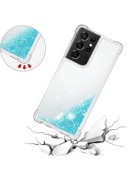 Samsung Galaxy S21 Ultra 5g Glitter Sparkle Sevimli Quicksand İçin Telefon Kılıfı (Yurt Dışından) fırsatları