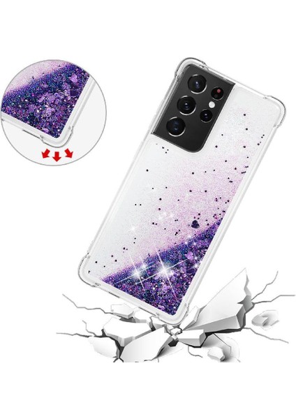 Samsung Galaxy S21 Ultra 5g Glitter Sparkle Sevimli Quicksand İçin Telefon Kılıfı (Yurt Dışından) fırsatları