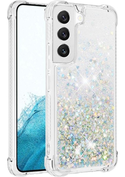 Samsung Galaxy S22 Tpu Koruyucu Quicksand Sıvı Temizle İçin Telefon Kılıfı (Yurt Dışından)