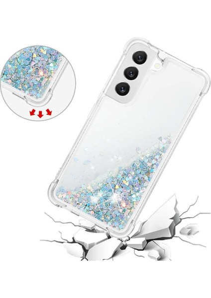 Samsung Galaxy S22 Tpu Koruyucu Quicksand Sıvı Temizle İçin Telefon Kılıfı (Yurt Dışından) modelleri