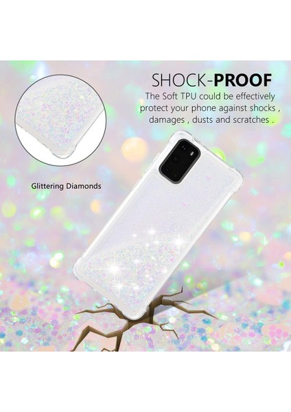 Samsung Galaxy S20 Sıvı Temizle Akan Glitter Sparkle Tpu İçin Telefon Kılıfı (Yurt Dışından) indirimleri