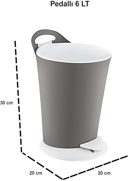 Penguen Pedallı Çöp Kovası ve Klozet Fırçası Set Terra modelleri