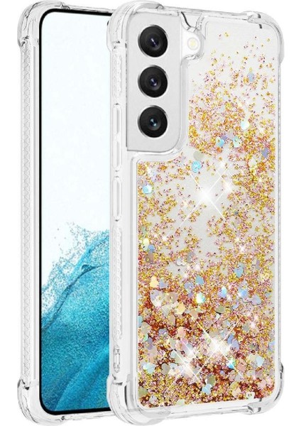 Samsung Galaxy S22 Tpu Koruyucu Quicksand Sıvı Temizle İçin Telefon Kılıfı (Yurt Dışından)