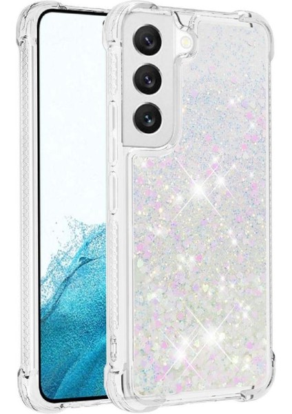 Samsung Galaxy S22 Tpu Koruyucu Quicksand Sıvı Temizle İçin Telefon Kılıfı (Yurt Dışından)