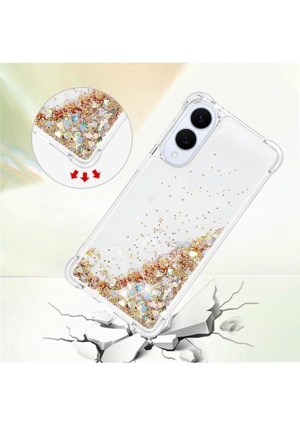 Samsung Galaxy S25 Kenar Tpu Koruyucu Darbeye Glitter İçin Telefon Kılıfı (Yurt Dışından) fiyatları