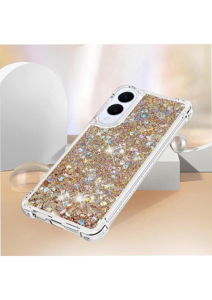 Samsung Galaxy S25 Kenar Tpu Koruyucu Darbeye Glitter İçin Telefon Kılıfı (Yurt Dışından) modelleri