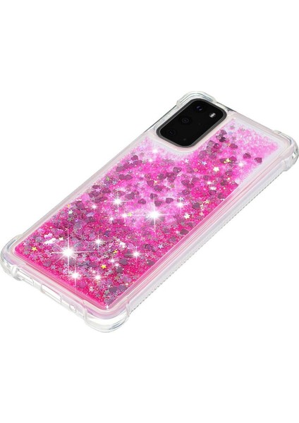 Samsung Galaxy S20 Sıvı Temizle Akan Glitter Sparkle Tpu İçin Telefon Kılıfı (Yurt Dışından) modelleri