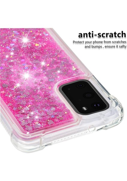 Samsung Galaxy S20 Sıvı Temizle Akan Glitter Sparkle Tpu İçin Telefon Kılıfı (Yurt Dışından) fırsatları