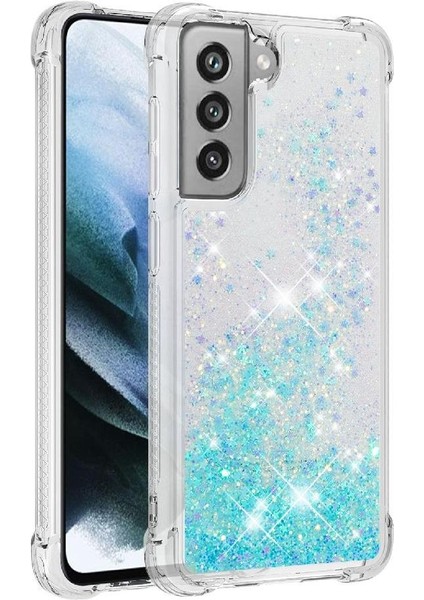 Samsung Galaxy S21 Fe Glitter Sparkle Sevimli Darbeye Dayanıklı Tpu İçin Telefon Kılıfı (Yurt Dışından)