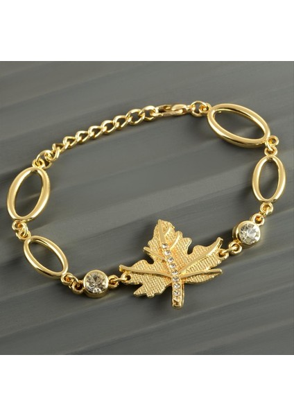 Yaprak Taşlı Trend Bileklik