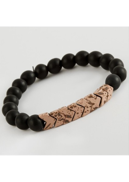 Onix Hematit Doğaltaş Bileklik