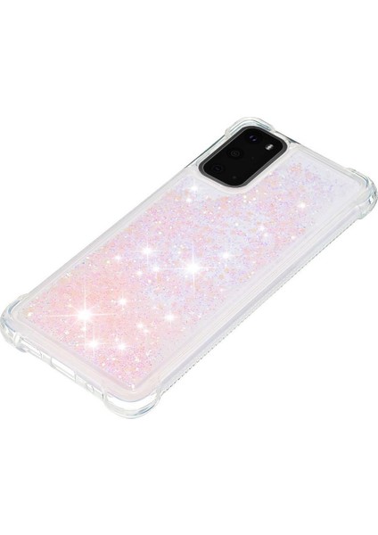 Samsung Galaxy S20 Sıvı Temizle Akan Glitter Sparkle Tpu İçin Telefon Kılıfı (Yurt Dışından) modelleri