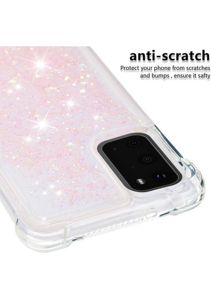 Samsung Galaxy S20 Sıvı Temizle Akan Glitter Sparkle Tpu İçin Telefon Kılıfı (Yurt Dışından) indirimleri