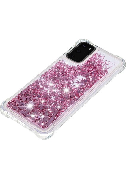 Samsung Galaxy S20 Sıvı Temizle Akan Glitter Sparkle Tpu İçin Telefon Kılıfı (Yurt Dışından) fırsatları
