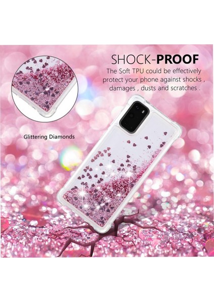 Samsung Galaxy S20 Sıvı Temizle Akan Glitter Sparkle Tpu İçin Telefon Kılıfı (Yurt Dışından) indirimleri